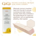 thumbnail image 2 of GiGi Natural Muslin Waxing Strips, Large Pre-Cut Epilating Wax Strips for Hair Removal, 3" x 9", 100-Pack, 2 of 6