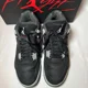 thumbnail image 4 of Ni - ke Size 10.5 - Ni - ke Air Jordan 4 Retro SE Black Canvas Men's Shoes - DH7138 006, 4 of 5