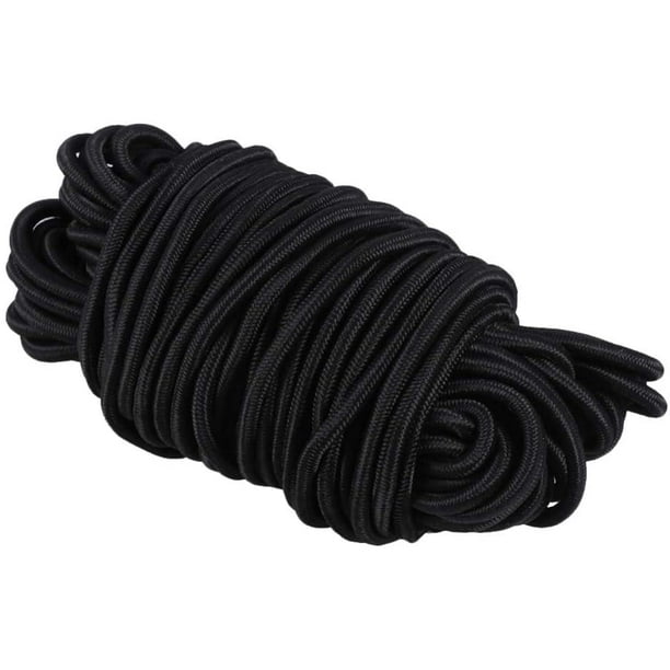 Elastic String Heavy Stretch Round String Elastic Cord 10M Black 