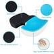 thumbnail image 5 of ErgotopiaCojín de asiento ortopédico para aliviar la presión | Cojín para el coxis de viscoelástica optimizada negro, 5 of 6
