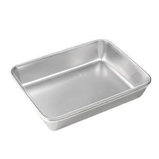 Flan Pan Mold 2.3 Qt , Stainless Steel with Lid - Maker- Maker