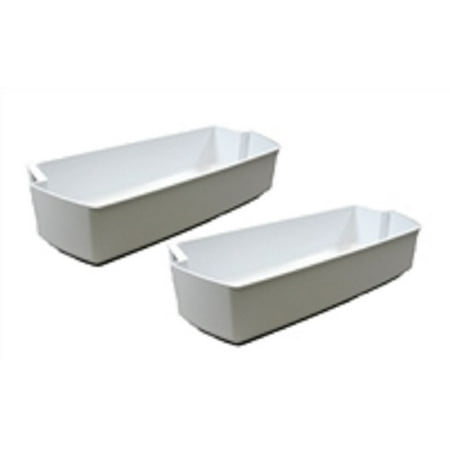 Water Container Refrigerator Edgewater Parts 2187172 (2 Pack) Refrigerator Door Bins Compatible With Whirlpool Refrigerator ()