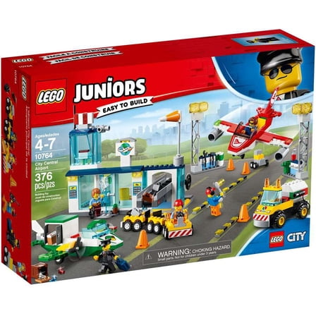 Pre-Owned LEGO Juniors City Central Airport 10764 (376 Pieces) Toy Set