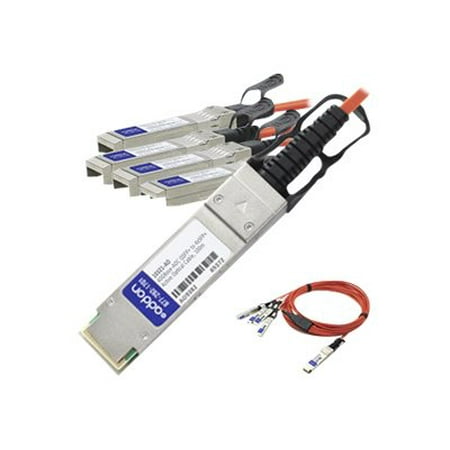 AddOn 2m Cisco Compatible QSFP+ Breakout AOC - network cable - 6.6 ft