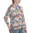 thumbnail image 6 of Cauagu Tropical Leaves for Women's Hooded Sweatshirts Pullover Hoodie for Women Fall Workout Sweat Long Sleeve Preppy Sweatshirts-Small, 6 of 7