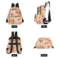 thumbnail image 4 of FORMRS Mini Backpack Purse for Women Travel Daypack Casual Shoulder Bag, Red Starfish, 4 of 7