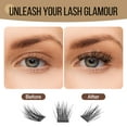 thumbnail image 6 of Lashview 144 Pcs Cluster Eyelash DIY Lash Extension Kit 707 Black Brand, 6 of 7