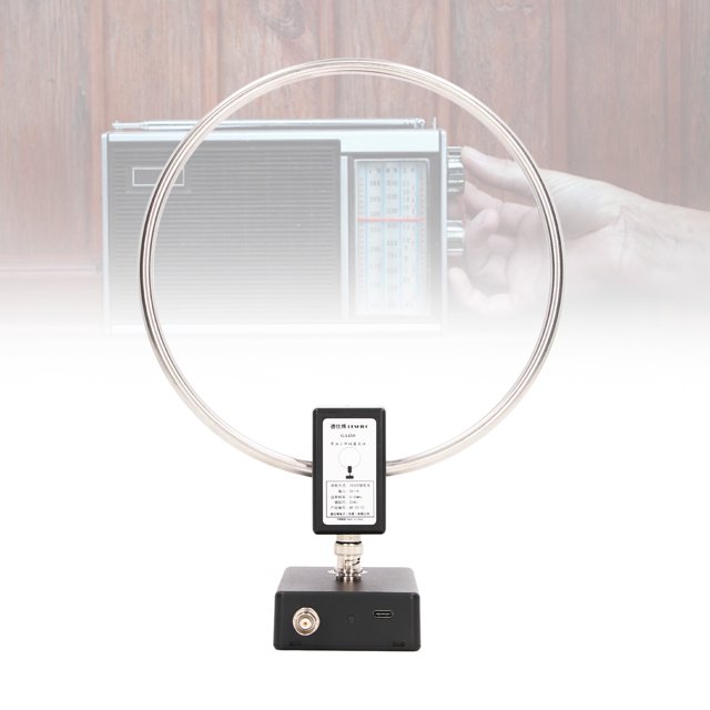 Antena Sintonizada, Antena De Radio Corta Batería De Litio Incorporada De Acero Inoxidable Para Recepción