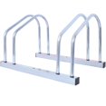 thumbnail image 4 of 2 Bikes Floor Bike Stand, Bike Parking Rack Garage Bike Storage Stand Indoor/Outdoor 22-28" Wheel Stand, Max. Tire Width 2.15", 4 of 7