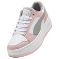 thumbnail image 4 of Tenis Puma para Mujer Rebound Femme Low Blanco-Rosa-Gris, 4 of 4