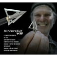 thumbnail image 5 of G5 Outdoors Striker V2 125 Grain Crossbow Broadhead, 1.25" Cutting Diameter, Ultra Sharp Lutz Blades, Machined Steel Ferrule (6142), 5 of 5