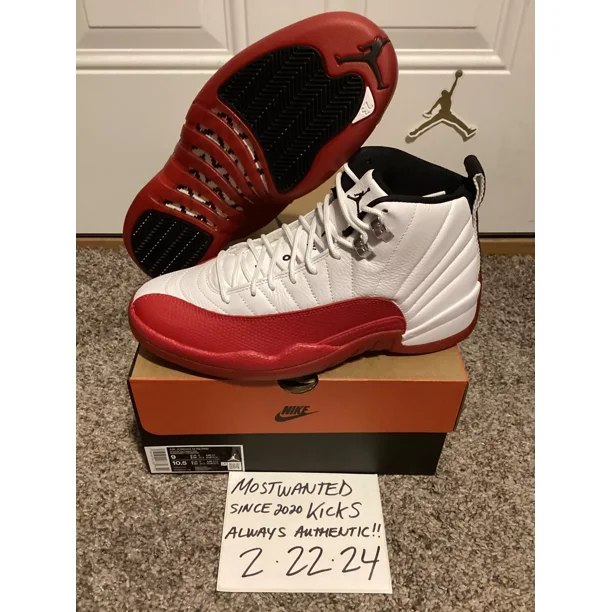 Ni - ke DS 2023 Ni - ke Air Jordan Retro 12 Cherry Men’s Sz 9