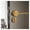 Bronze, variant on Smart Door Handle Interior Exterior Knob Lever with Lock and Key Bedroom Bathroom Black for Home Magnet Aluminium Alloy Room ,Easy to Use