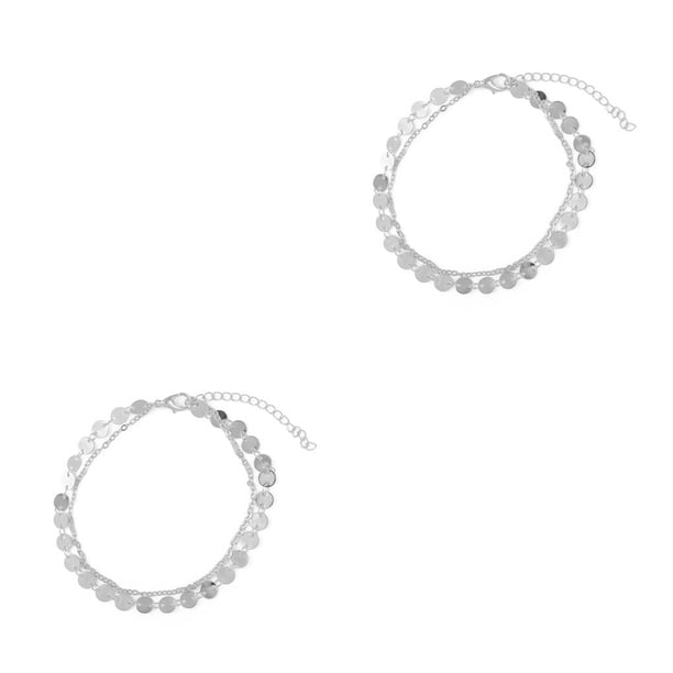 Qarigey Tobillera Brazalete de moda en capas Pulseras de tobillo para el día de San Valentín Type1 NO1 Qarigey CBP253469