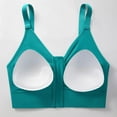 thumbnail image 4 of Npasoilc Front Zipper Sports Bras for Women Solid Color No Underwire Adjustable Straps Full Coverage Fitness Yoga Bra, 4 of 5