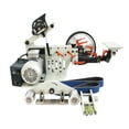 thumbnail image 1 of Moulin à Courroies Multifonction à Vitesse Variable 2X72 Pouces Double Support Machine de Polissage 220V, 1 of 18