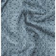 thumbnail image 1 of Soimoi Blue Poly Georgette Fabric Blocks Block Print Fabric by Yard 42 Inch Wide, 1 of 6