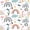 Boho Rainbow, variant on Erosebridal Cute Rainbow Twin Quilt Set, Kawaii Clouds Twin Coverlet Set, Polka Dots Reversible, Boho Rainbow, 2 Pieces (1 Bedspread and 1 Pillowcase)