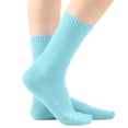 thumbnail image 2 of Dlentnea Kids Crew Socks Boys Girls Classics School Uniform Sports Breathable Casual Solid Color Sock, 2 of 5
