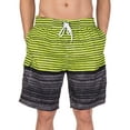 thumbnail image 2 of Stripe Beach Shorts for Men's Beachwear Swim Trunks Pants Swimwear Short Trunks Swimsuits Board Shorts With Mesh Lining, 2 of 8