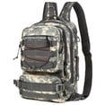 thumbnail image 6 of Large Fishing Tackle Backpack With 4 Trays Storage Bag Outdoor Shoulder Backpack Water-Resistant Fishing Gear Bags With 4 Tackle Box Fishing Gear Bag, 6 of 7