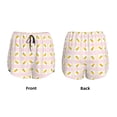 thumbnail image 3 of KLL kawaii carrots Pattern Shorts Women,Athletic Shorts High Waisted Running Shorts Pocket Sporty Short Gym Elastic Workout Shorts-Medium, 3 of 7