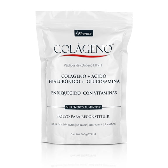Polvo con Péptidos de Colágeno l ll lll y Ácido Hialurónico Colágeno
