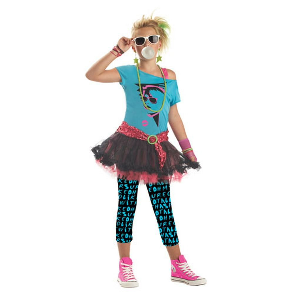 '80s Valley Girl Tween Halloween Costume - Walmart.com - Walmart.com