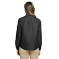 thumbnail image 3 of Harriton M580LW Women's Key West Long Sleeve Performance Staff Shirt-Dark Charcoal-M, 3 of 5