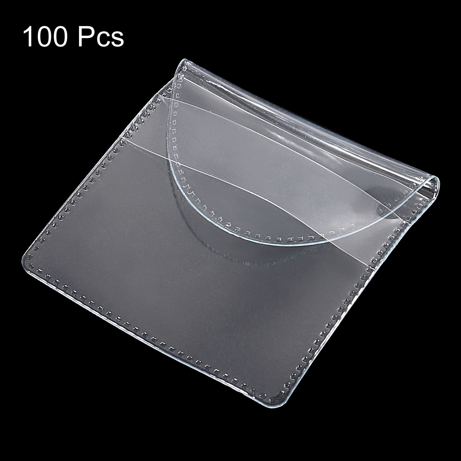 REGALWOVEN 100Pcs Coin Sleeves Holders, Pocket Coin Flip Single Coin Protector 2.2" x 2"