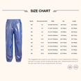 thumbnail image 6 of Sinleey Kids Girls Boys Glittery Metallic Harem Pants Hip Hop Latin Streets Casual Sweatpants Tighten Black 110, 6 of 6