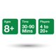 thumbnail image 5 of Juego de trivia navideña Yule Never Guess Expansion Pack 1, 5 of 7