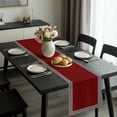 thumbnail image 2 of Red Table Runner 72 Inches Long, Black Modern Geometric Abstract Art Aesthetics Kitchen Coffee Dining Table Decoration for Home Party Birthday Wedding Home Decor 18x72 Inches, 2 of 8