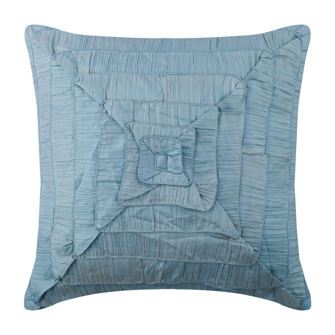 Blue Pillow Cover 24x24 inch (60x60 cm), Handmade Blue Pillow Shams