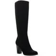 thumbnail image 2 of Style & Co. Addyy Wide-Calf Dress Boots Black Micro  10011011200 Women's Size 7.5, 2 of 3