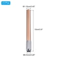thumbnail image 2 of Uxcell Pencil Extenders, 5Pcs Art Adjustable Head Metal Pencil Holder Lengthener for Short Pencil Colored Pencil, Orange, 2 of 6
