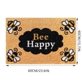 thumbnail image 4 of Welcome Mat Front Door Yellow Bee Decor Indoor Outdoor Entryway Doormat, Summer Seasonal Home Kitchen Bath Mat Bumble Bee Decoration, 40x60cm, 4 of 6