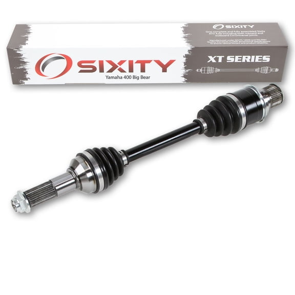 Sixity XT Rear Left CV Axle compatible with Yamaha 400 Big Bear 2012