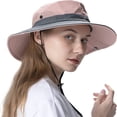 thumbnail image 1 of Mujeres Hombres Sombrero para el sol UPF 50+ Protección solar Playa Plegable Sombrero de safari Viajes al aire libre Sombrero de pesca Sombrero de jardín Montañismo Sombrero de camping Sombrero para, 1 of 6