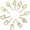 Gold, variant on Misright Pack of 100 Metal Curtain Hooks Heavy Duty Silver Hangers for Drapes Blinds