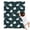 Black Dinosaurs Silhouette, variant on Black Dinosaurs Silhouette Pattern Blanket,Comfortable Soft Flannel Throw Blanket,All Season,Warm Lightweight Blankets for Sofa Bed Couch Living Room Chair,30"x40"