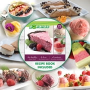 Yonanas Deluxe Healthy Soft-Serve Frozen Fruit Dessert Maker with Expanded Recipe Book, in Teal (IC0988TL22)