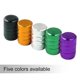 thumbnail image 1 of 4x Aluminum Air Pressure Valve Cap Tire Wheel Rims Stem Valve Cap Tyre Cover Car Truck Cap, 1 of 5