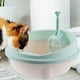 thumbnail image 4 of BRIGHTFUFU Caja de arena para gatos semicerrada con pala y contenedor para arena para gatos, 4 of 7
