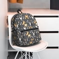 thumbnail image 5 of Pofeuu Bulldog And BONES Print Laptop Backpack Travel Canvas Backpack for School Lightweight and Comfortable Backpack College Backpack Schoolbag, 5 of 6