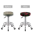 thumbnail image 3 of Uemuo Cherry Pattern Round Bar Stool Seat Covers Washable Stool Cushion Slipcover Elastic Bar Chair Covers-14 inch, 3 of 7