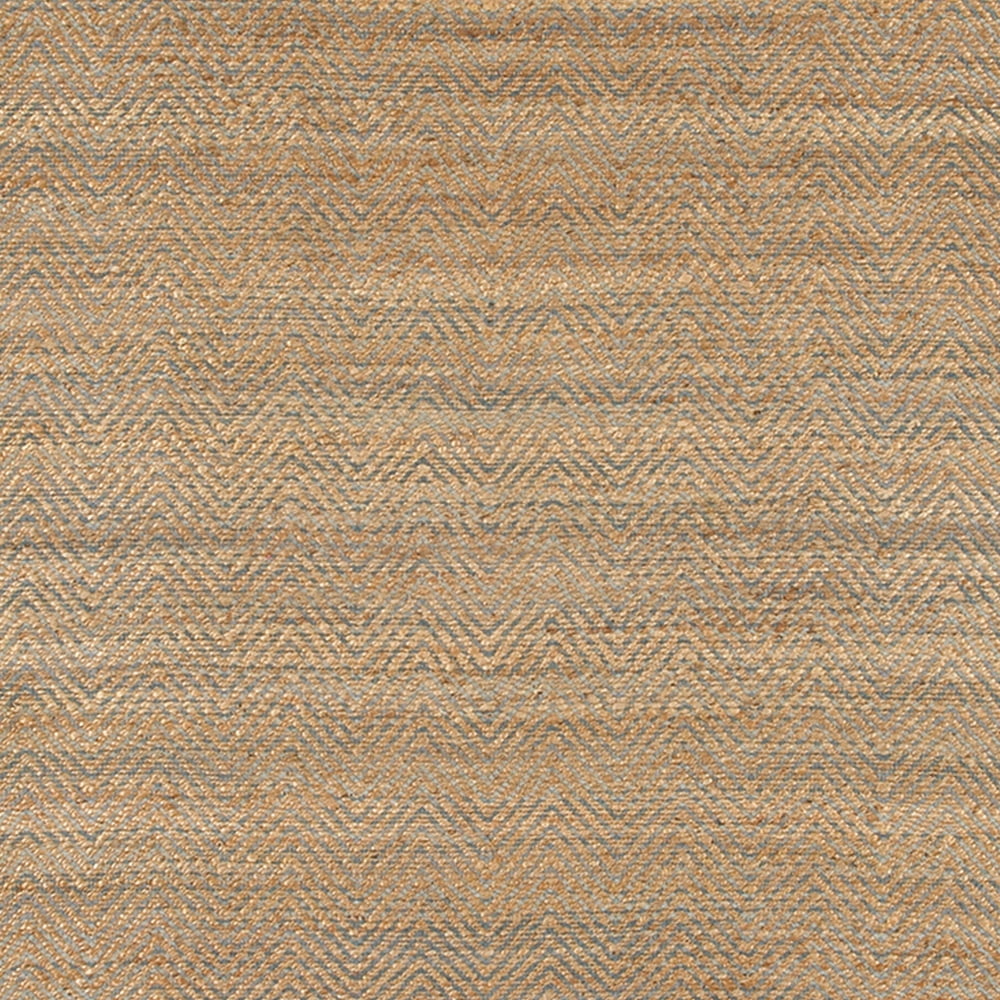 LR Home Natalie Kel Natural/Gray Chevron Transitional Jute Blend Area Rug, 5' x 7'9"