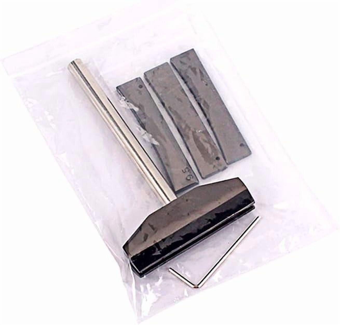 ABCISI Electric Guitar Repair Tool, Alloy Fingerboard Fret Press Caul with 12/7.25/9.5 Inserts, Guitar Fret Adjustment Tool Musical Instrument Accessory - Black
