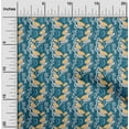 thumbnail image 2 of oneOone Polyester Spandex Teal Blue Fabric Abstracts Fabric For Sewing Printed Craft Fabric By The Yard 56 Inch Wide, 2 of 5