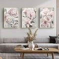 thumbnail image 3 of 3pcs Canvas Painting, Beautiful Flowers Canvas Posters, For Living Room Wall Art, Perfect Home Decor, No Frame, 3 of 4
